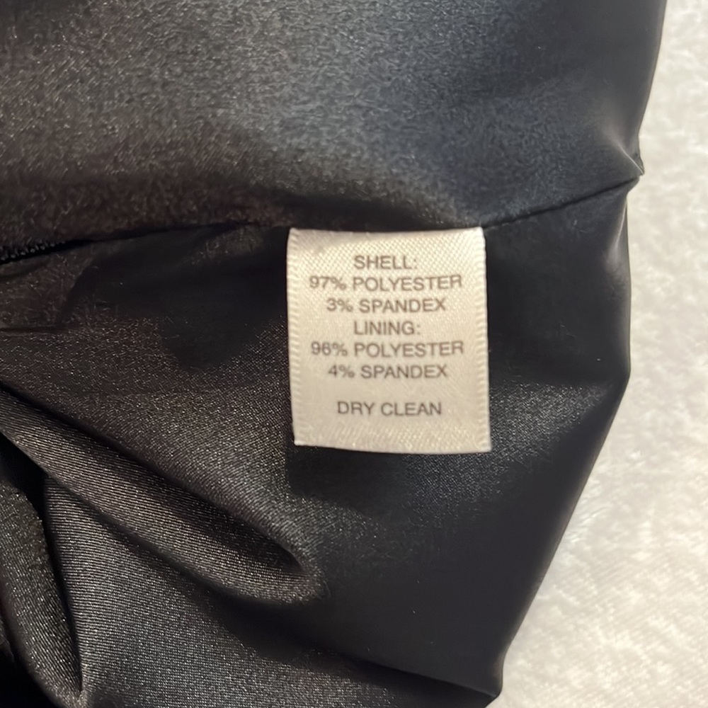 White House Black Market Strapless Little Black Dress sz 2 - Picture 8 of 9
